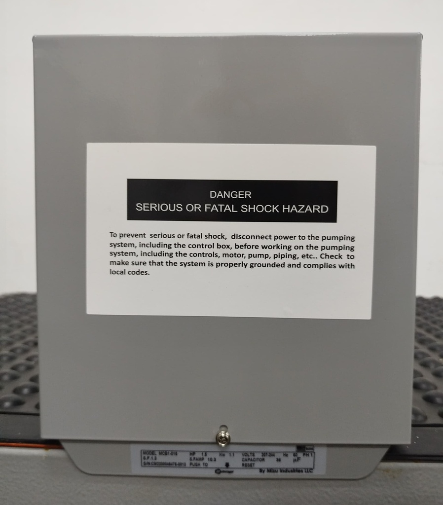 CAJA ARRANCADORA MOTAQUA MF SERIE MTS MOD. MCB1015  1,50HP 1PH/230V