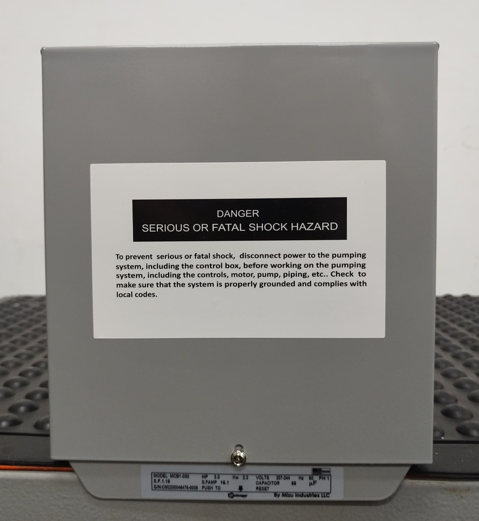 CAJA ARRANCADORA MOTAQUA MF SERIE MTS MOD. MCB1030 ESTANDAR1  3,00HP 1PH/230V