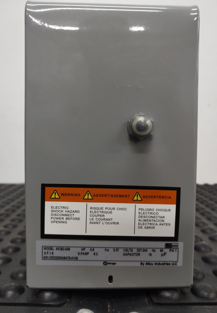 CAJA ARRANCADORA MOTAQUA MF SERIE MTS MOD. MCB2005  0,50HP 1PH/230V