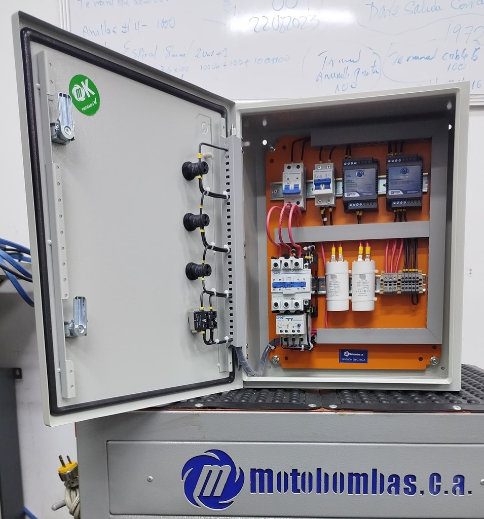 TABLERO DE CONTROL Y POTENCIA P/ MOTOR PANELLI MF SERIE MDE MOD. TMDEPAN055    5,50HP 1PH/230V