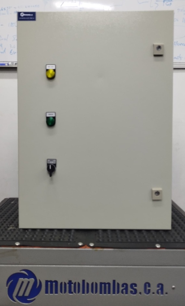 TABLERO DE CONTROL Y POTENCIA TF  P/ SISTEMA CONTRAINCENDIO SERIE MDE MOD. TMDE6123500 1 BOMBA  50,00HP 3PH/230V ARRANQUE ESTRELLA-TRIANGULO