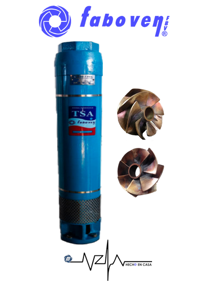 CUERPO SUMERGIBLE FABOVEN  4" SERIE TSA MOD. 005004L12BX0   40GPM   5,00HP 12ET 2"NPT NEMA6               