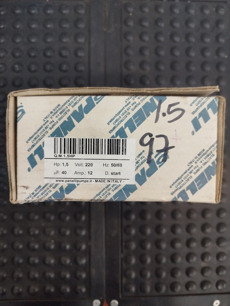 CAJA ARRANCADORA   PANELLI MF  SERIE PAM MOD. AM020 2,00HP 1PH/230V