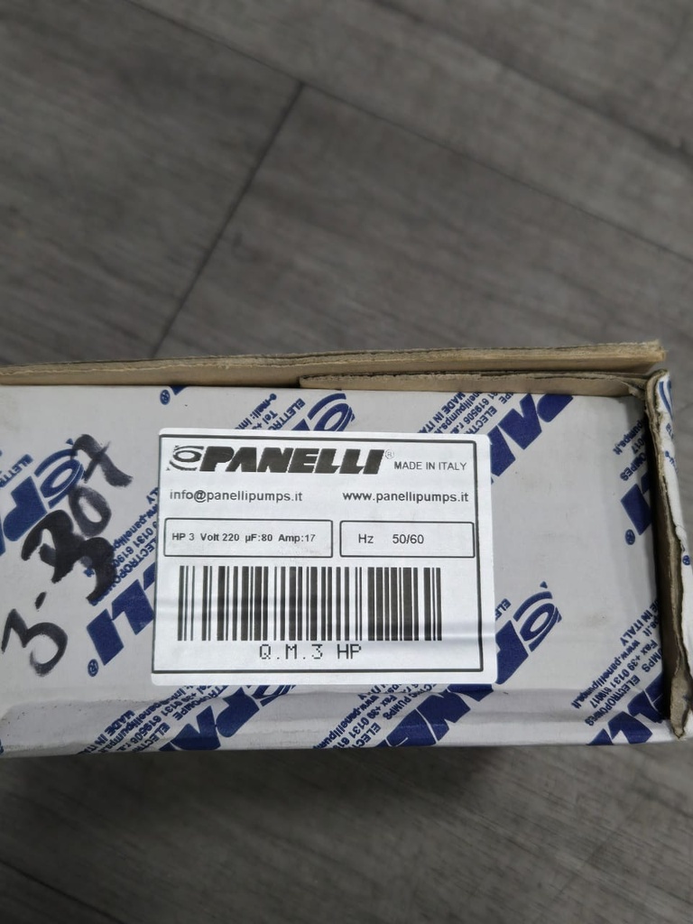CAJA ARRANCADORA   PANELLI MF  SERIE PAM MOD. AM030 3,00HP 1PH/230V