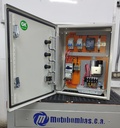 TABLERO POTENCIA Y CONTROL P/MOTOR MOTAQUA MF SERIE MTS MOD. TMDEM4ORSF50F  5,00HP 1PH/230V CON CAJA DE CAPACITORES