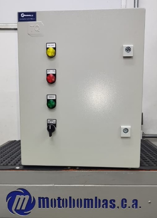 TABLERO POTENCIA Y CONTROL P/MOTOR MOTAQUA MF SERIE MTS MOD. TMDEM4ORSF10F  1,00HP 1PH/230V CON CAJA DE CAPACITORES