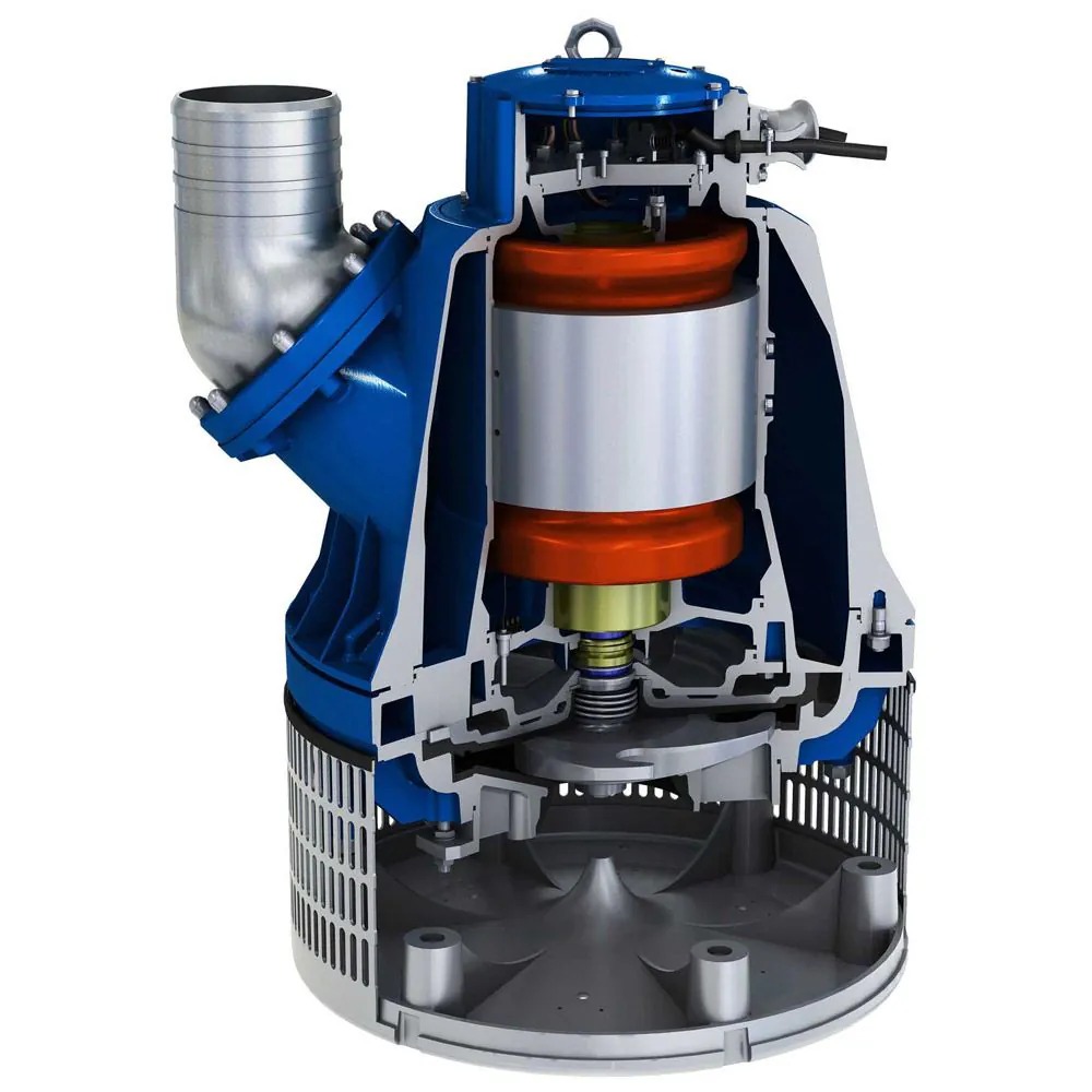 BOMBA SUMERGIBLE DRENAJE SULZER JUMBO J 604 ND, 3/60/460V 98HP