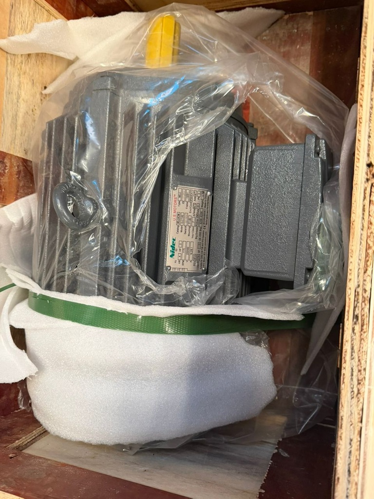 MOTOR HORIZONTAL   5,00HP 1200RPM US MOTORS MELC4E3M/ELC118S 3PH 230V 4P SF 1,15 3W DOL TEFC IEC-IE2 CI