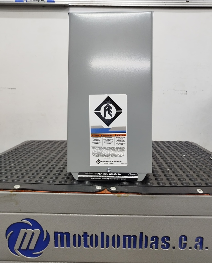 CAJA ARRANCADORA FRANKLIN ELECTRIC MF SERIE STD  MOD. 282 201 9210 7,50HP 1PH/230V (ESTANDARD)