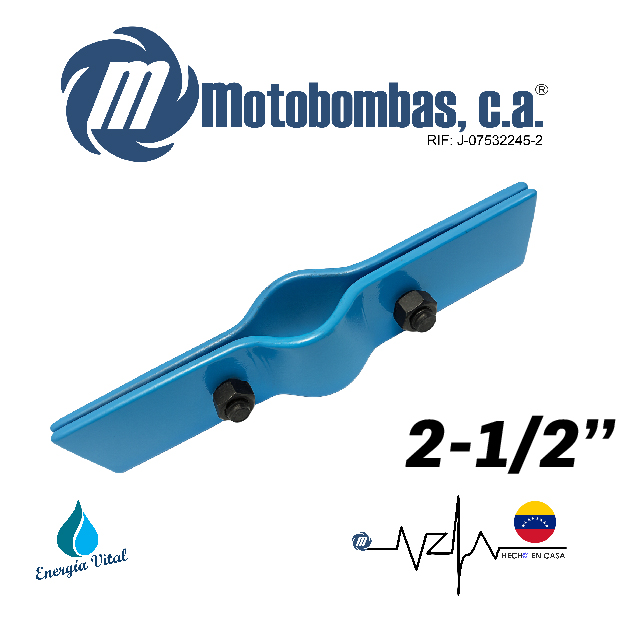 ABRAZADERA A/C SOPORTE DE BOMBA SUMERGIBLE SERIE ISA MOD.  2-1/2"