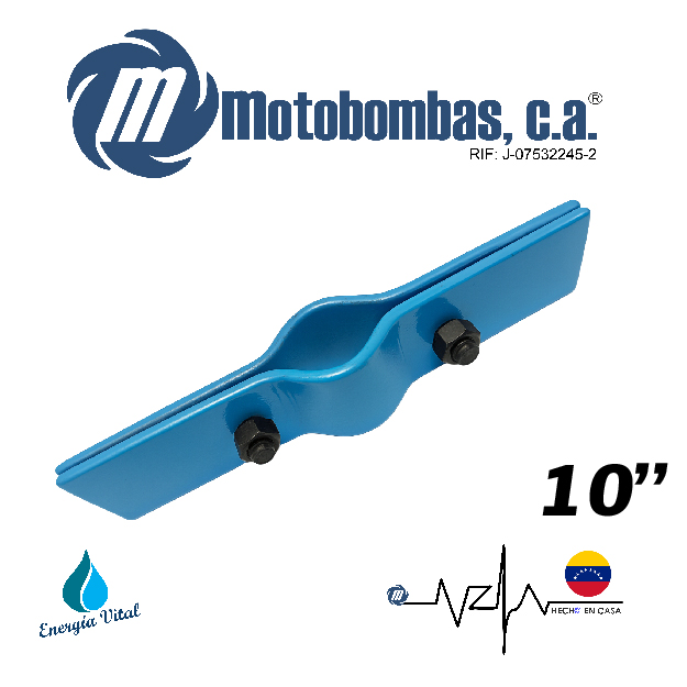 ABRAZADERA A/C SOPORTE DE BOMBA SUMERGIBLE SERIE ISA MOD. 10"