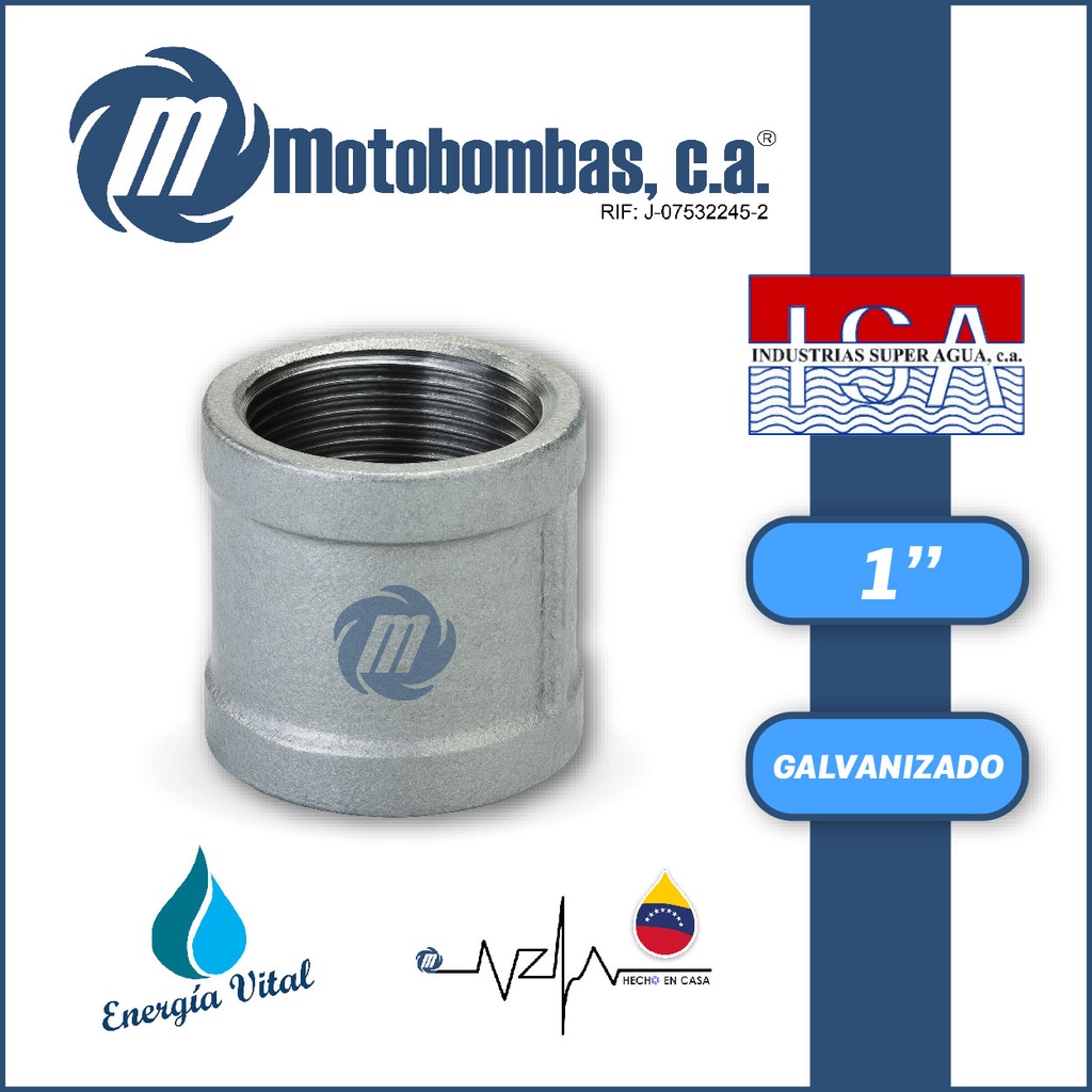 ANILLO NPT A/C GALVANIZADO SERIE VAR MOD.  1" GALV