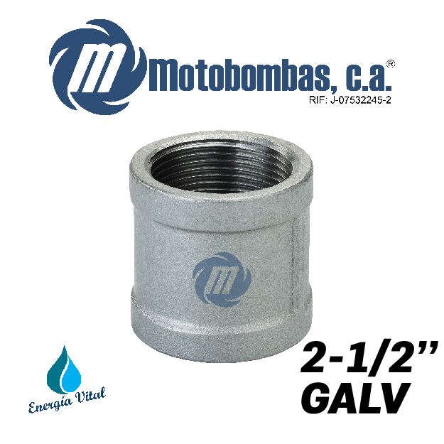 ANILLO NPT A/C GALVANIZADO SERIE VAR MOD. 2-1/2" GALV