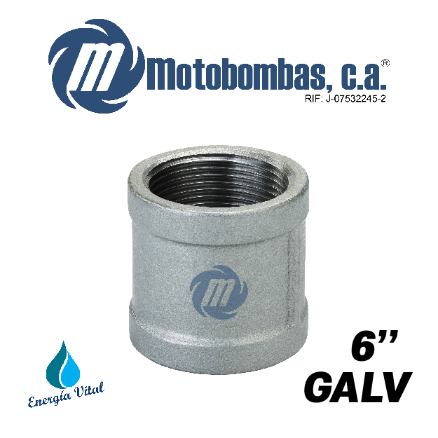 ANILLO NPT A/C GALVANIZADO SERIE VAR MOD. 6" GALV