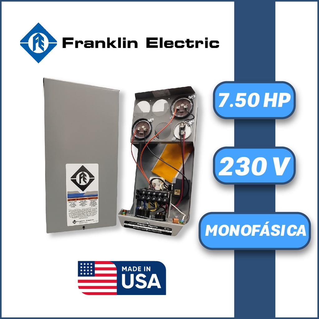 CAJA ARRANCADORA FRANKLIN ELECTRIC MF SERIE STD  MOD. 282 201 9210 7,50HP 1PH/230V (ESTANDARD)