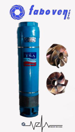 CUERPO SUMERGIBLE FABOVEN  4" SERIE TSA MOD. 00304M04AX0   80GPM   3,00HP 04ET 2"NPT NEMA4              