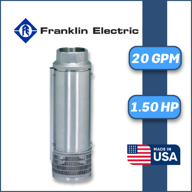 CUERPO SUMERGILE FRANKLIN 20SV15P4-PE 1,50HP SCHAEFER