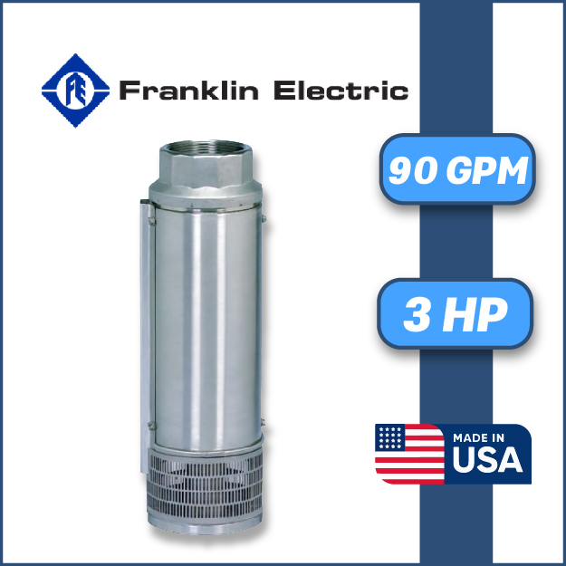 CUERPO DE BOMBA SUMERGIBLE FRANKLIN 90LD2S4-PE 3HP SCHAEFER