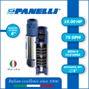 CUERPO SUMERGIBLE PANELLI  6" SERIE  PR MOD. 140PR07513  75GPM  15,00HP  13ET 3"NPT NEMA6