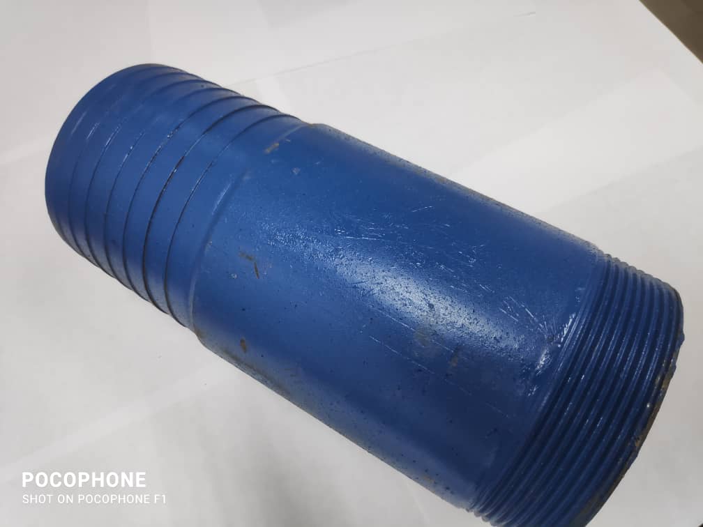 NIPLE ESPIGA P/ MANGUERA A/C ASTM A53 SCH 40 SERIE ISA MOD. 12"