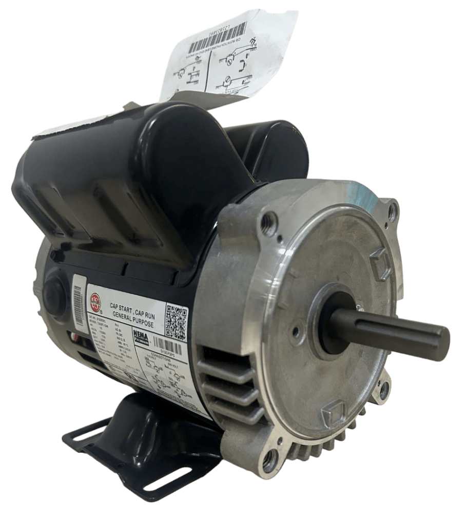 MOTOR HORIZONTAL 0,50HP 1800RPM US MOTORS D12CP2PC 1PH 115-230V 4P SF 1,15 5W DOL 56C ODP NEMA CI