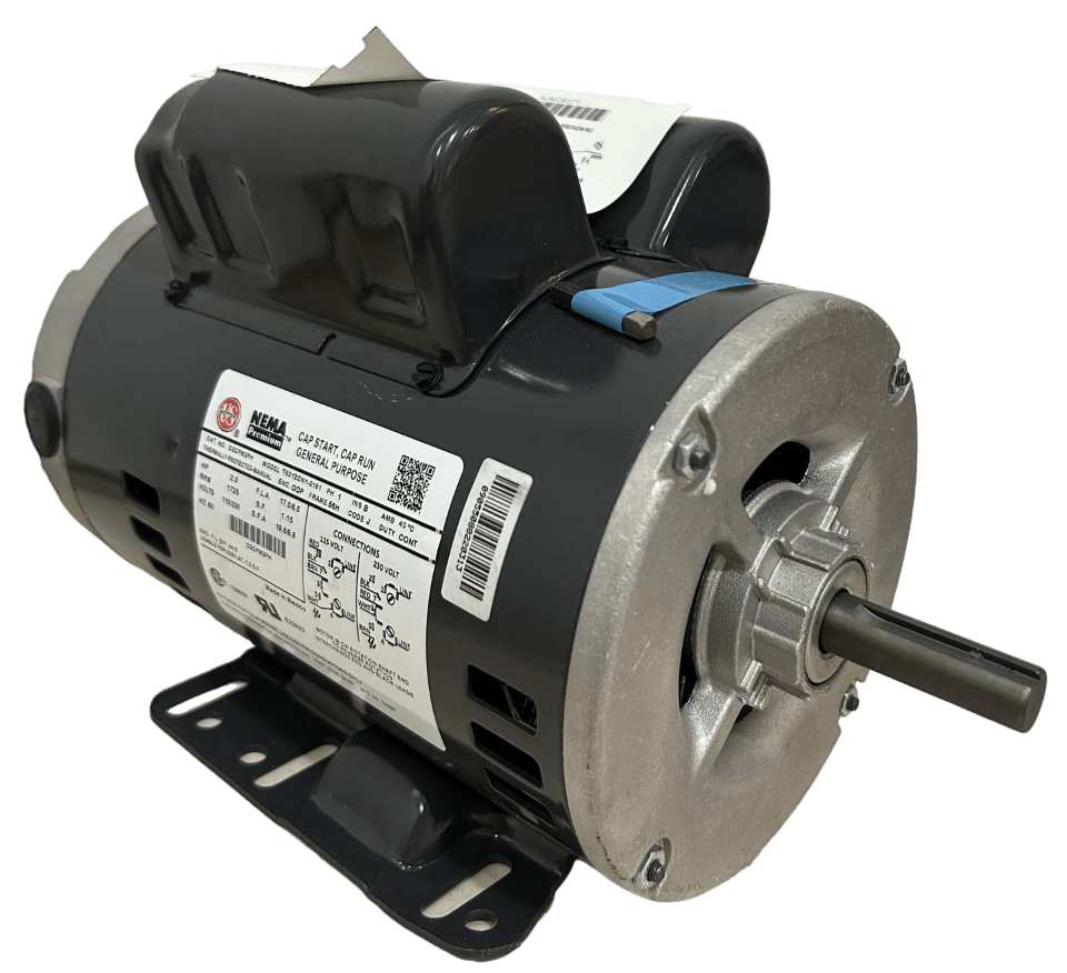 MOTOR HORIZONTAL T  2,00HP 1800RPM US MOTORS D2CPM2PH 1PH 115-230V 4P SF 1,15 3W DOL 56H ODP NEMA CI