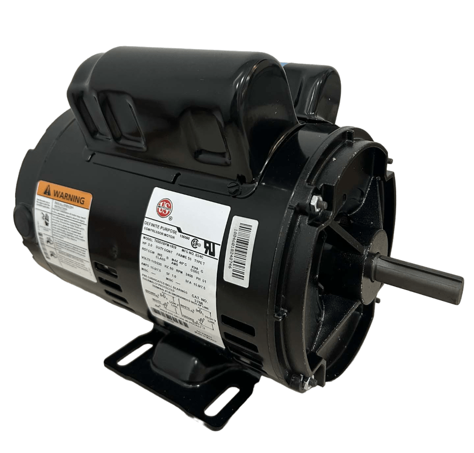 MOTOR HORIZONTAL T  2,00HP 3600RPM US MOTORS T63BXBPM-1039 / 3768 1PH 115-230V 2P SF 1,15 3W DOL 56 ODP NEMA CI