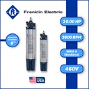 MOTOR SUMERGIBLE TF FRANKLIN  6" SERIE ENCAP SF MOD. 2366128120    10,00HP 3PH/460V/60HZ/2P 3600RPM 3W DOL NEMA6 WF-C                                    