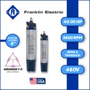 MOTOR SUMERGIBLE TF FRANKLIN  6" SERIE ENCAP SF MOD. 2367178125    40,00HP 3PH/460V/60HZ/2P 3600RPM 6W Y-D NEMA6 WF-C                            