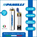 MOTOR SUMERGIBLE MF PANELLI  4" SERIE P0400 MOD.   1,50HP 1PH/230V/60HZ/2P 3600RPM 3W DOL NEMA4 OF-R