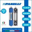 MOTOR SUMERGIBLE TF PANELLI  6" SERIE P0600 MOD.  15,00HP 3PH/230V/60HZ/2P 3600RPM 3W DOL NEMA6 WF-R
