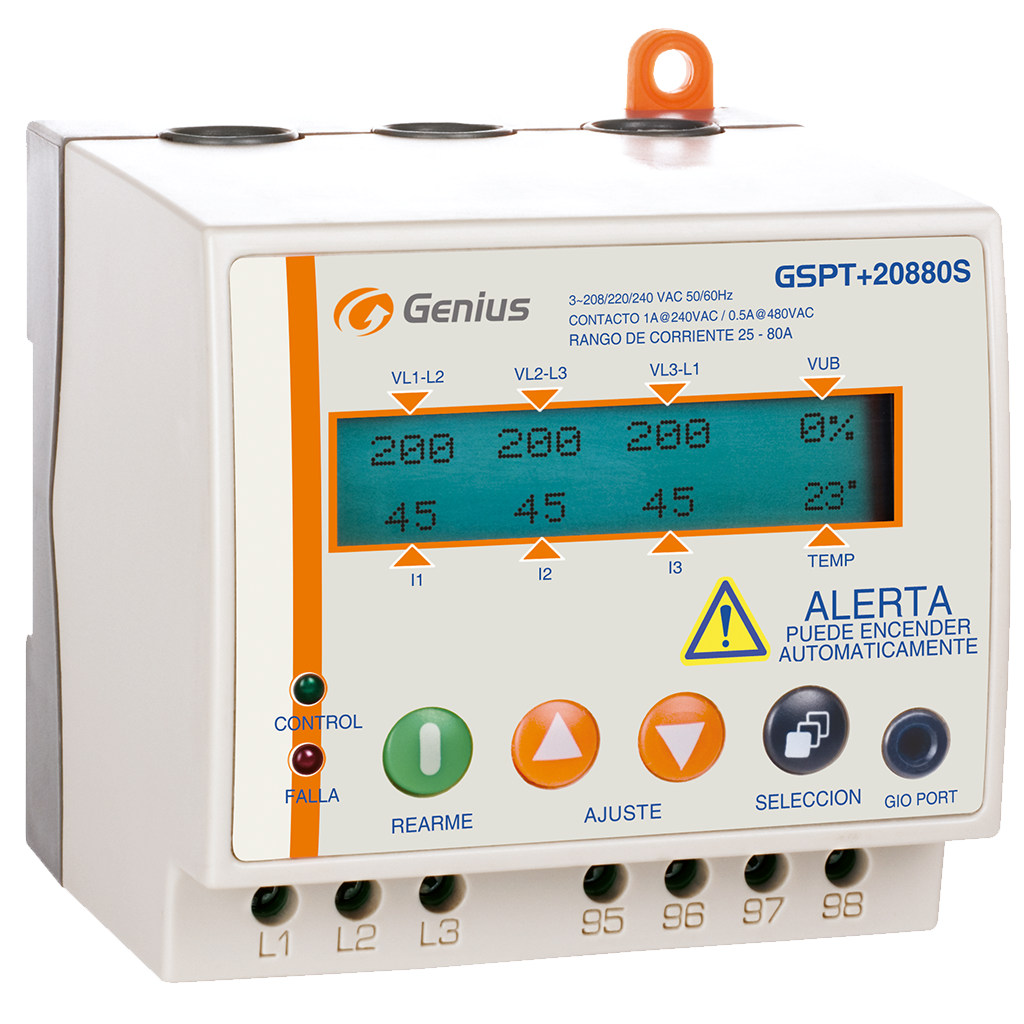 RELE DE PROTECCION PARA MOTOR SUMERGIBLE (SUBTRONIC) 10-32A 440/480V