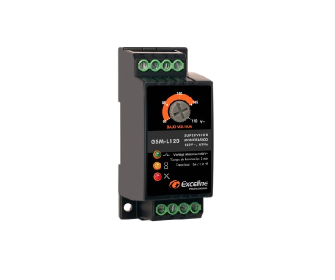 SUPERVISOR DE VOLTAJE MF MARCA EXCELINE MOD. GSM-L120  120V