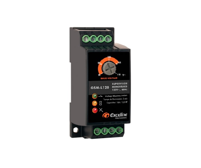 SUPERVISOR DE VOLTAJE SUPERVISOR DE VOLTAJE MF MARCA EXCELINE MOD. GSM-L220  220V