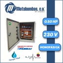 TABLERO DE CONTROL Y POTENCIA P/ MOTOR PANELLI MF SERIE MDE MOD. TMDEPAN005    0,50HP 1PH/230V
