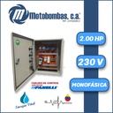TABLERO DE CONTROL Y POTENCIA P/ MOTOR PANELLI MF SERIE MDE MOD. TMDEPAN020    2,00HP 1PH/230V