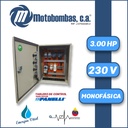 TABLERO DE CONTROL Y POTENCIA P/ MOTOR PANELLI MF SERIE MDE MOD. TMDEPAN030    3,00HP 1PH/230V