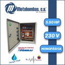 TABLERO DE CONTROL Y POTENCIA P/ MOTOR PANELLI MF SERIE MDE MOD. TMDEPAN055    5,50HP 1PH/230V