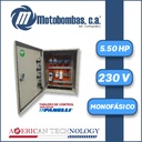 TABLERO DE CONTROL Y POTENCIA P/ MOTOR PANELLI MF SERIE MDE MOD. TMDEPAN055    5,50HP 1PH/230V
