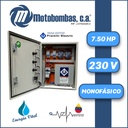 TABLERO DE CONTROL Y POTENCIA P/ MOTOR FRANKLIN ELECTRIC MF SERIE MDE MOD. TMDEFESTD075    7,50HP 1PH/230V