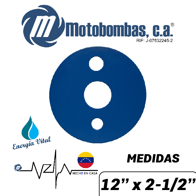 TAPA SANITARIA SERIE ISA MOD. 12" X 2-1/2"