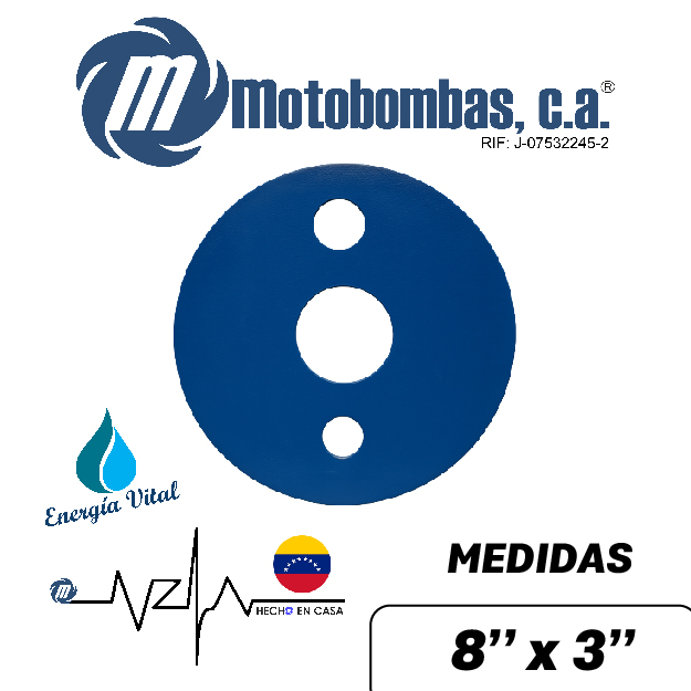 TAPA SANITARIA SERIE ISA MOD.      8" X 3"