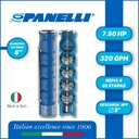 CUERPO SUMERGIBLE PANELLI  6" SERIE REC MOD 140REC32002 320GPM   7,50HP  02ET 3"NPT NEMA6