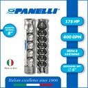 CUERPO SUMERGIBLE PANELLI  8" SERIE  SX MOD. 180SX60010 600GPM 175,00HP  10ET 5"NPT NEMA8