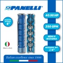 CUERPO SUMERGIBLE PANELLI  6" SERIE REC MOD 140REC25009 250GPM  40,00HP  09ET 4"NPT NEMA6