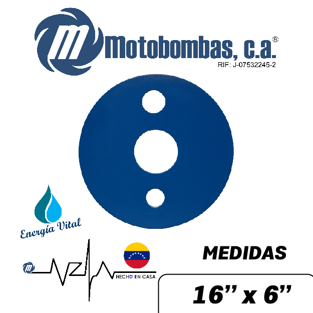 TAPA SANITARIA SERIE ISA MOD. 16" X 6"