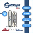 CUERPO SUMERGIBLE MOTAQUA  4"   SERIE MTS MOD.  354TS3014   35GPM   3,00HP 14ET 2"NPT NEMA4