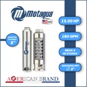 CUERPO SUMERGIBLE MOTAQUA  6" SERIE MTS MOD. 1806TS15005  180GPM  15,00HP 05ET 3"NPT NEMA6