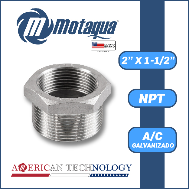REDUCCION A/C ROSCADA SERIE ISA MOD. BUSHING   2" X 1-1/2"