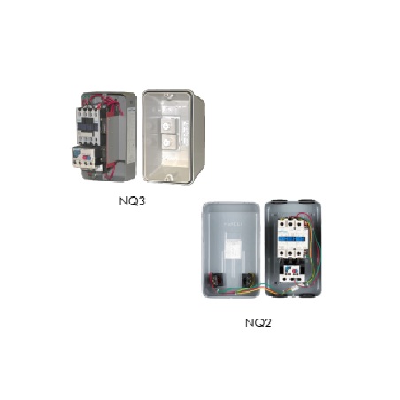 CAJA ARRANCADORA PLASTICA  MARCA  CHINT SERIE NQ2-33  MOD.   37 - 50AMP